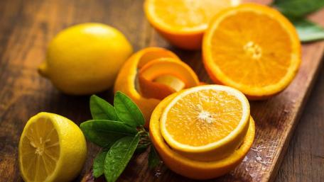Citrus Harvest Glow wallpaper