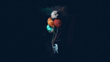 Floating Through Cosmic Dreams wallpaper