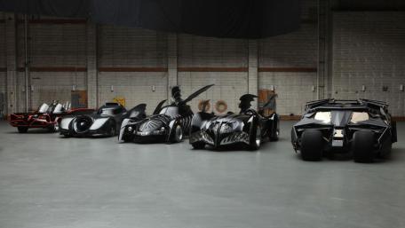 The Legendary Batmobiles from The Dark Knight wallpaper