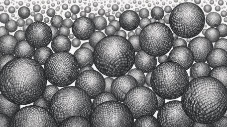 Field Of Spheres wallpaper
