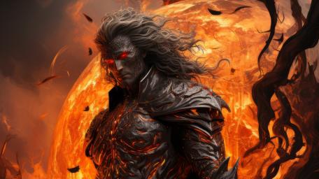 Infernal Warlord of the Burning Eclipse wallpaper