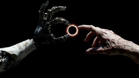 Human and Machine Eclipse wallpaper