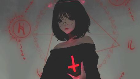 Gothic Halo of the Silent Witch wallpaper