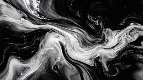 Monochrome Liquid Swirl Symphony wallpaper