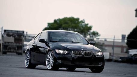 Black BMW M3 E92 Street Presence wallpaper