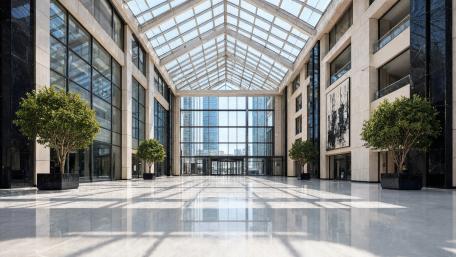 Atrium Grid Shadows wallpaper