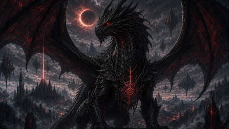 Eclipse of the Black Dragon wallpaper