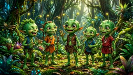 Aliens - Little Green Men wallpaper