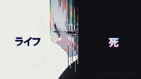 Glitch Between Life and Death wallpaper