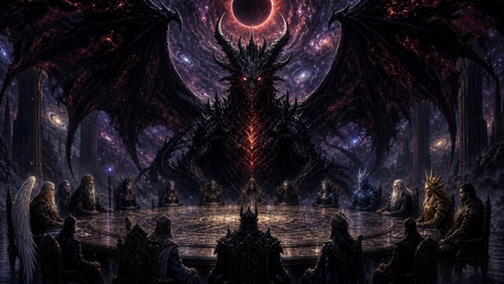 Dragon King of the Arcane Round Table wallpaper