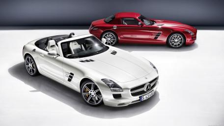 Mercedes Benz SLS AMG Convertible Duo wallpaper