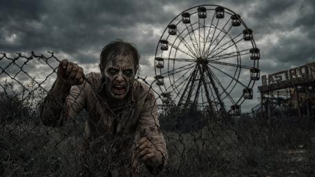 Amusement Park Zombie wallpaper