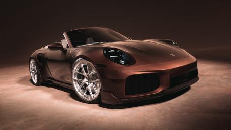 Porsche 911 Turbo S Brown Elegance wallpaper