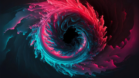 Neon Vortex Dreamscape wallpaper