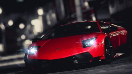 Lamborghini Murcielago Night Drive wallpaper