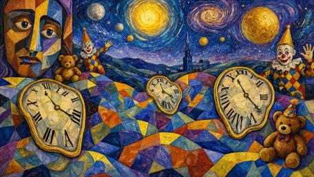 Cosmic Time Adventure wallpaper