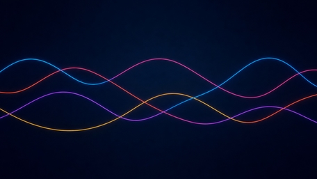 Neon Wave Harmony wallpaper