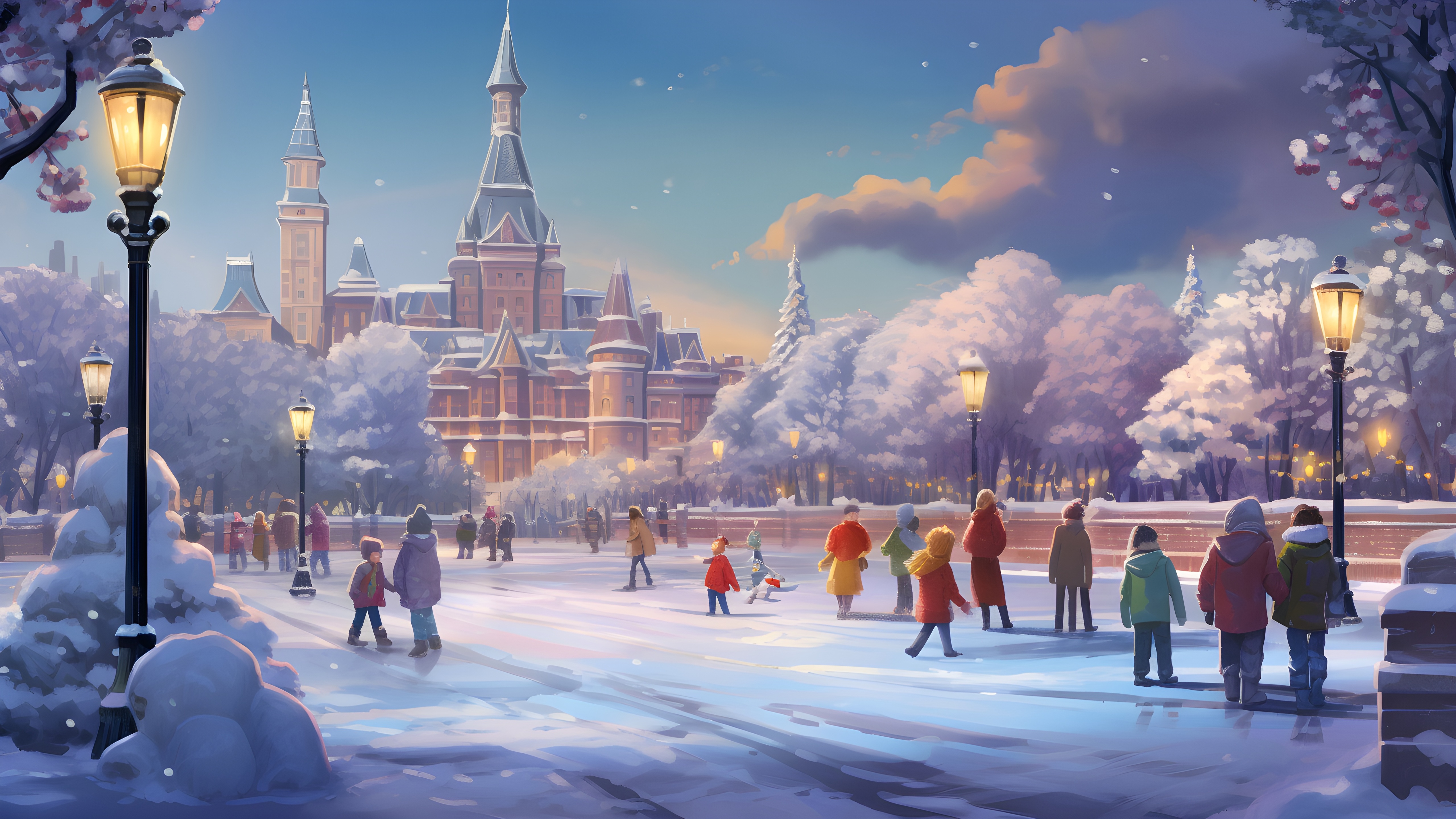 Magical Winter Wonderland - backiee