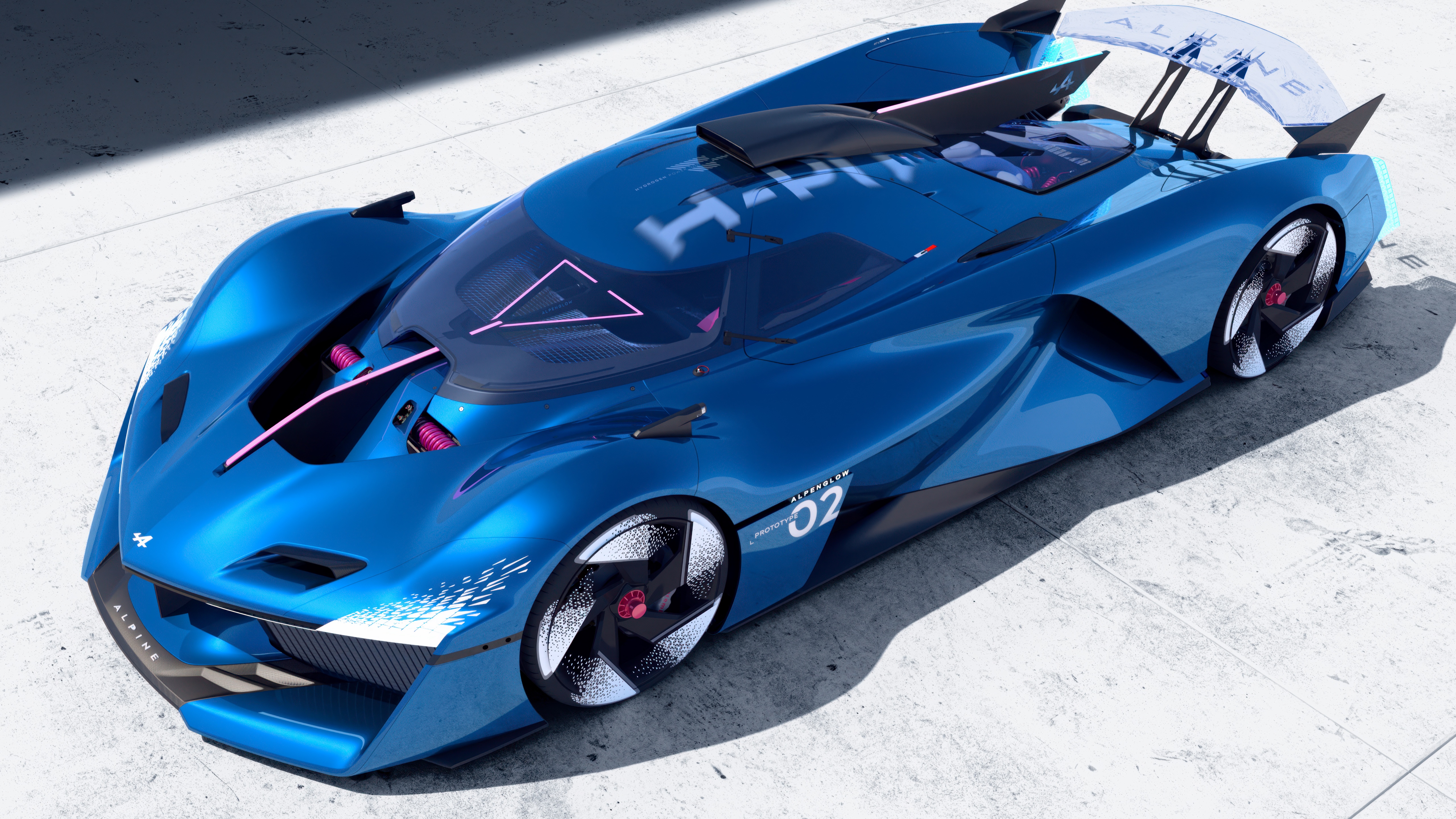 Alpine Alpenglow Hy6 Futuristic Endurance Racer - backiee