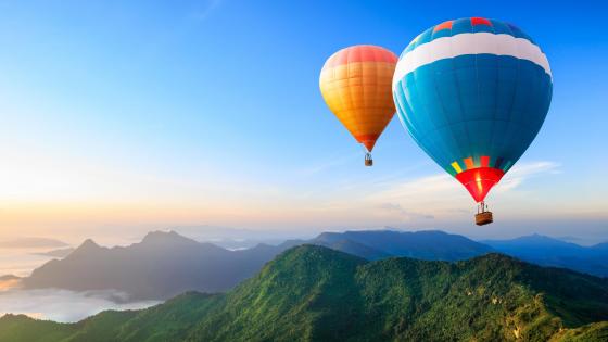 Hot air ballooning wallpaper