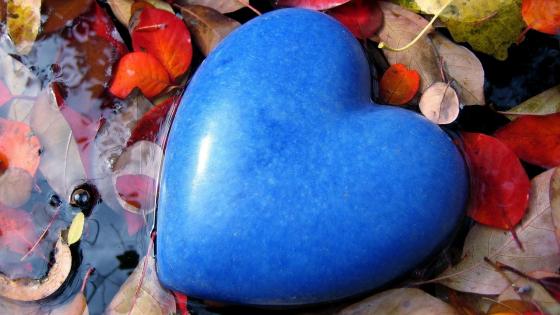 Heart of Stone in Autumn Leaves wallpaper