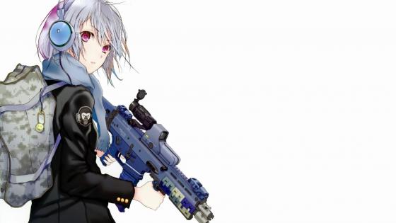 Anime Soldier with Style wallpaper