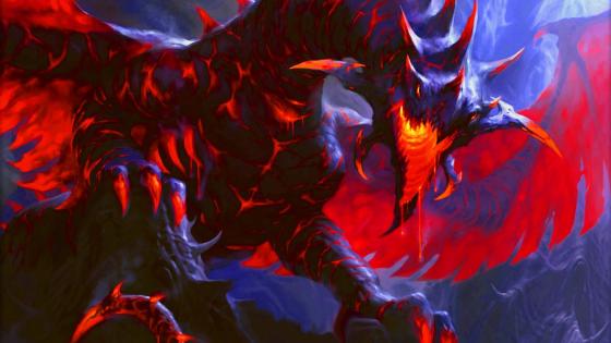 Fiery Inferno Dragon Awakening wallpaper