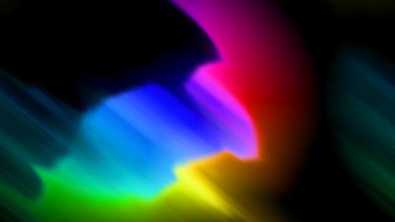 Colorful Spectrum on Dark Background wallpaper
