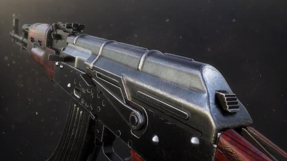 Kalashnikov in Rainy Ambiance wallpaper