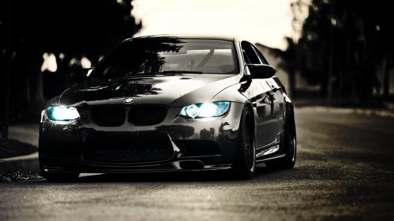 Black BMW M3 Elegance at Dusk wallpaper