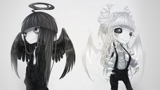 Angel demon reverse wallpaper