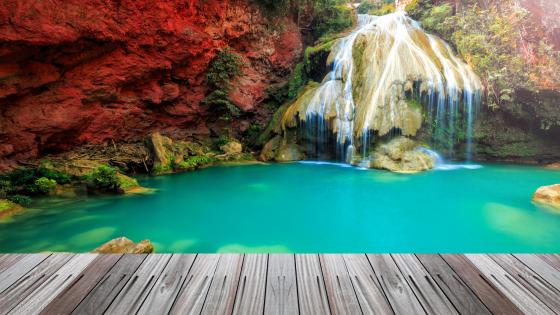 Beutiful waterfall in Thailand wallpaper