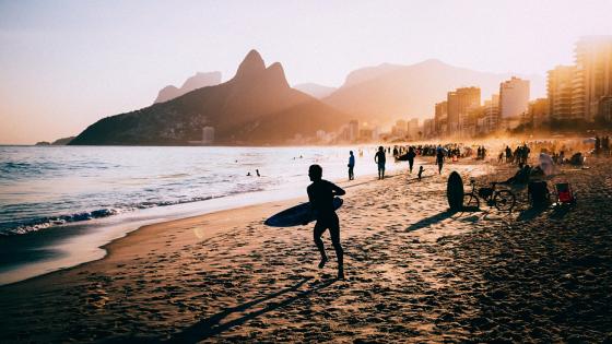 Ipanema beach (Rio de Janeiro) wallpaper