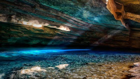 Chapada Diamantina Blue Cave wallpaper