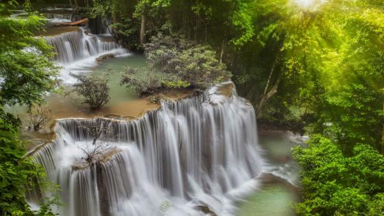 Erawan Waterfall wallpaper