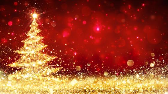 Glittering Christmas wallpaper