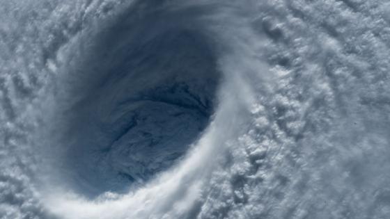 The Eye of Typhoon Maysak wallpaper