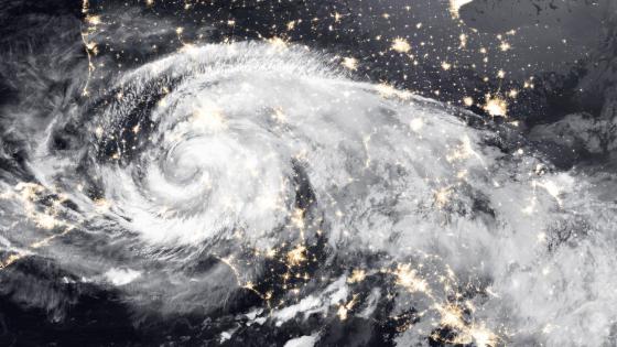 Hurricane Michael Over the United States wallpaper