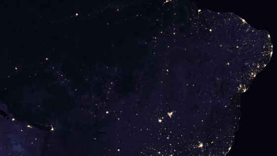 Night Lights of Brazil & Bolivia 2016 wallpaper