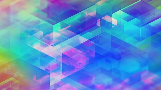 Vibrant Geometric Spectrum wallpaper