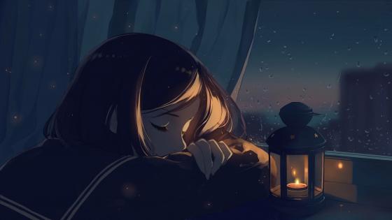 Serenity by Candlelight wallpaper