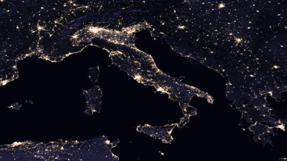 Night Lights of Italy 2016 wallpaper