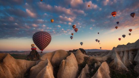 Cappadocia air balloons wallpaper