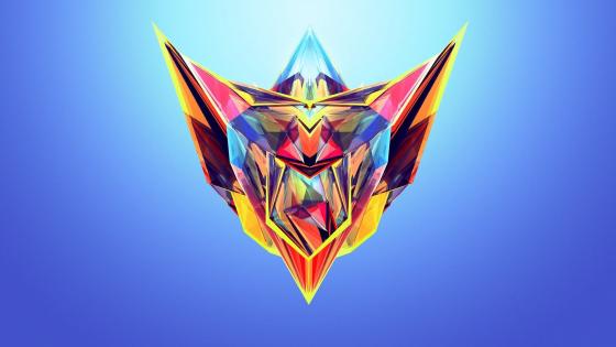 Polygonal Spectrum Burst wallpaper