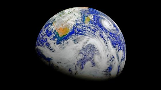 Earth southern hemisphere wallpaper