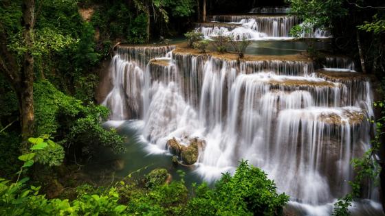 Huai Mae Khamin Waterfall wallpaper