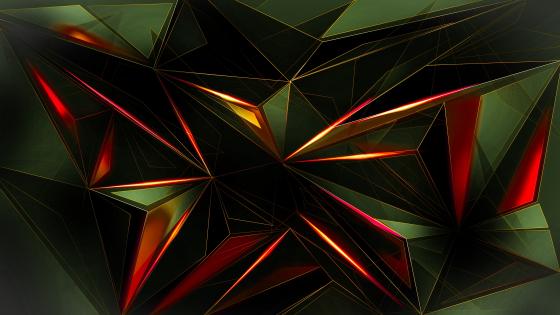 Dynamic Polygonal Art wallpaper