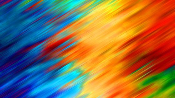 Abstract Rainbow Rush wallpaper