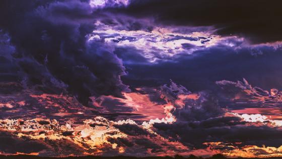 Cloudy sky wallpaper