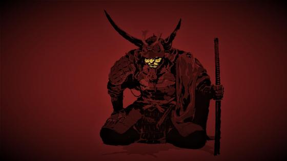 Red Samurai wallpaper